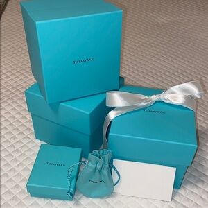 Tiffany & Co. Blue Gift Boxes Set